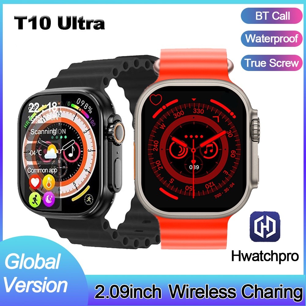 T10 Ultra 2.09inch HD Screen Men Women Smart Watch Bluetooth Call Waterproof