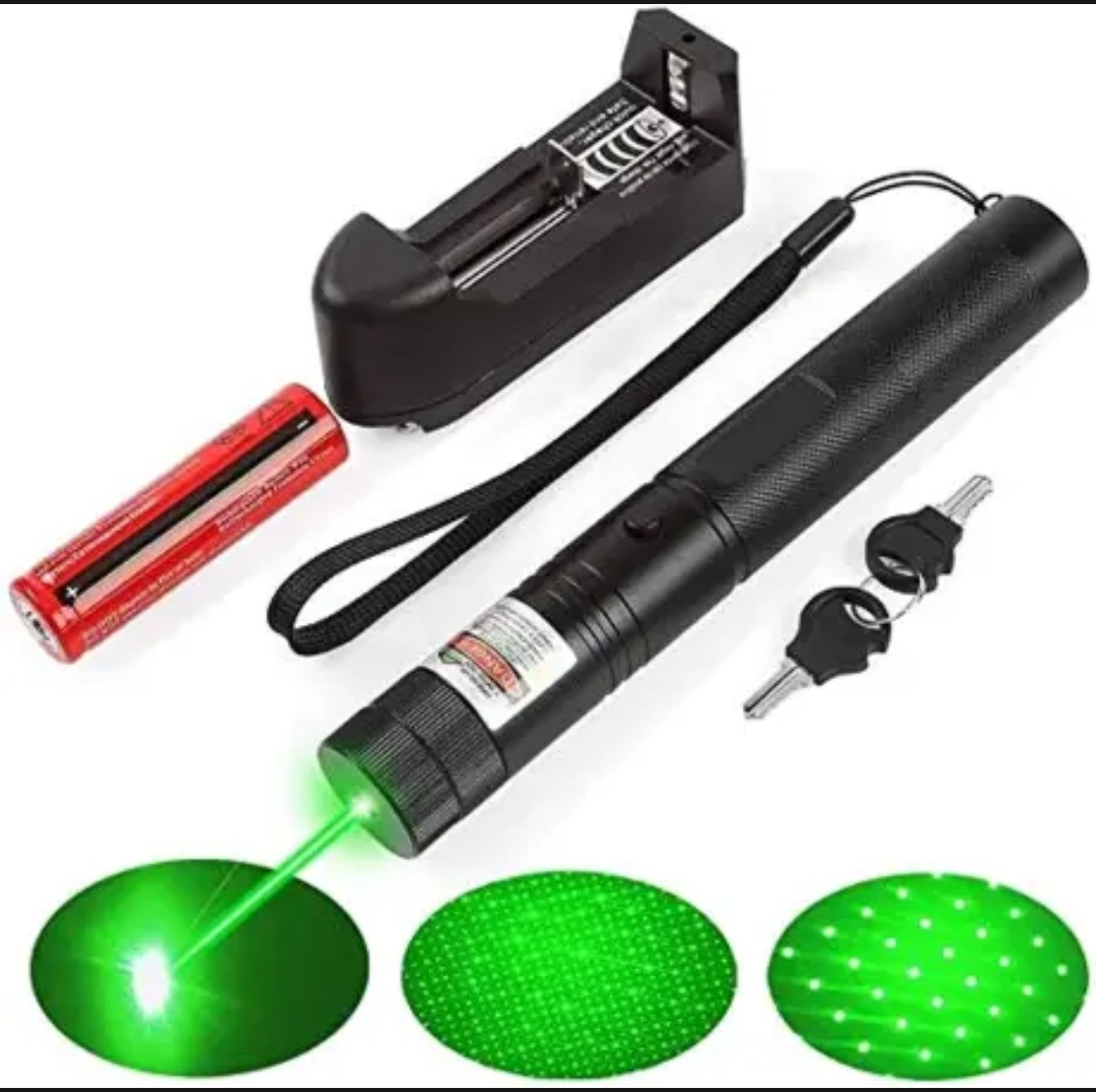 High-Performance - Green Rechargeable Laser Pinner Laser Light Adjustable Focus (Professional) - Effortless Usage