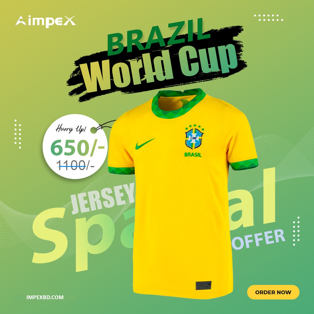 Brazil Fifa World Cup Home Jersey 2022 - Player Edition