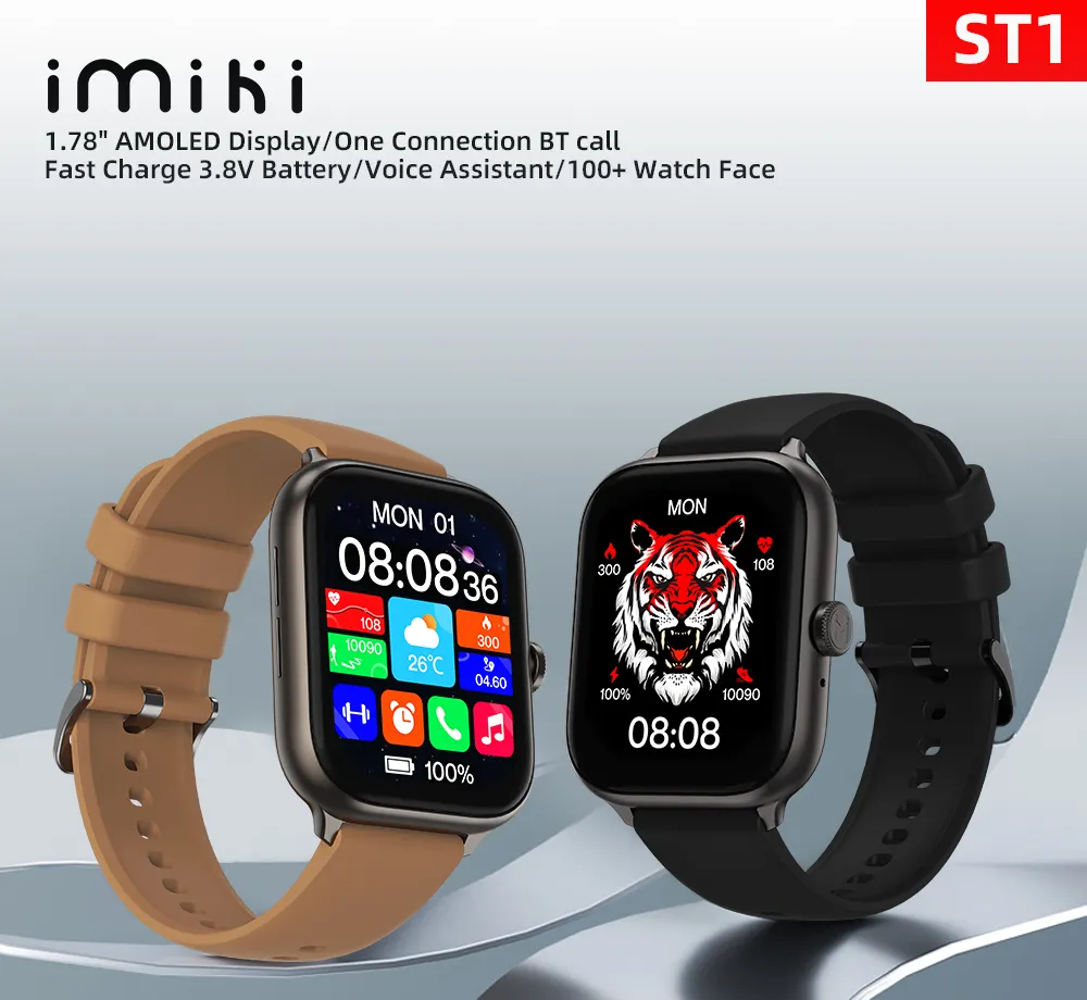Imiki SE1 Smart Watch (Bluetooth Calling)